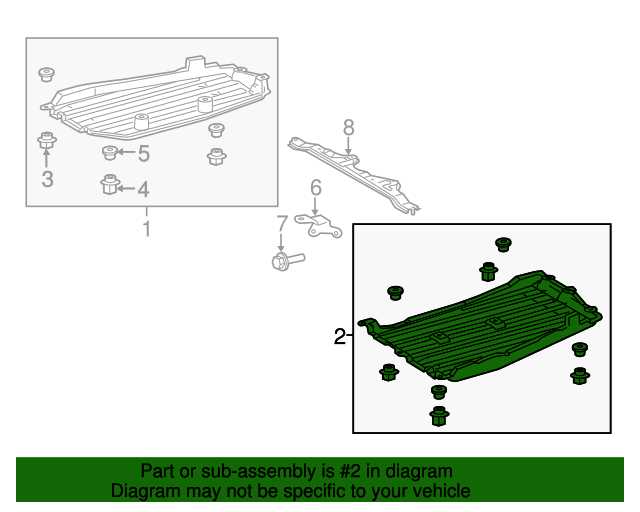 toyota camry undercarriage parts diagram