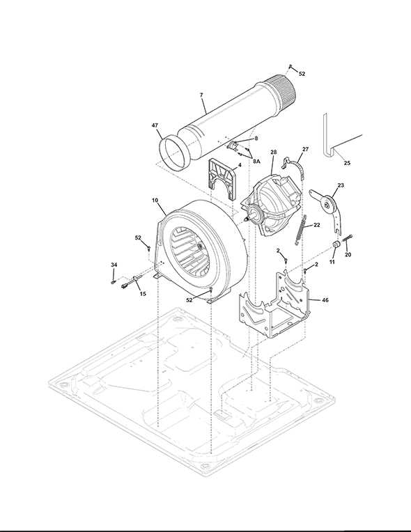 kenmore elite dryer parts diagram