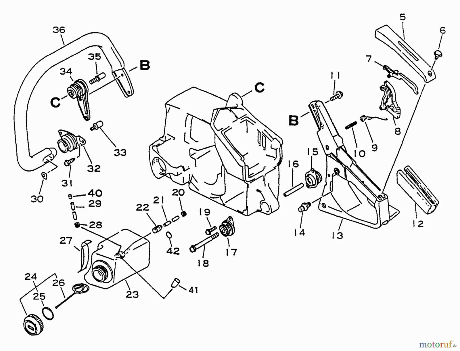 stihl 029 parts diagram