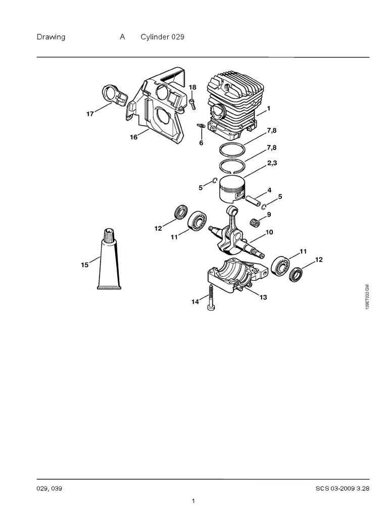 stihl 029 super parts diagram