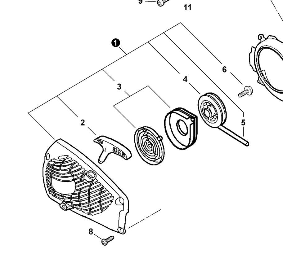 stihl 038 parts diagram