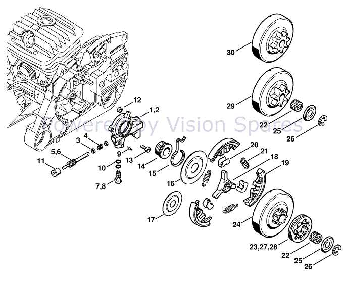 stihl 064 parts diagram