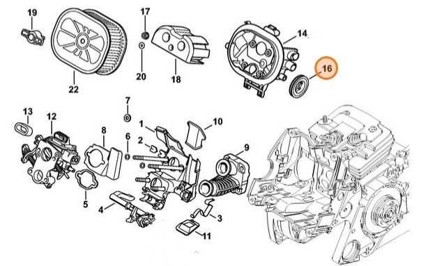 stihl 461 parts diagram