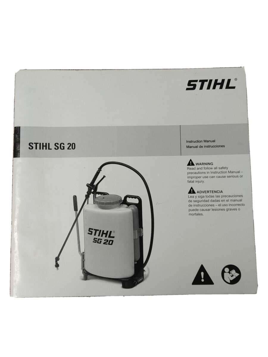 stihl backpack sprayer parts diagram