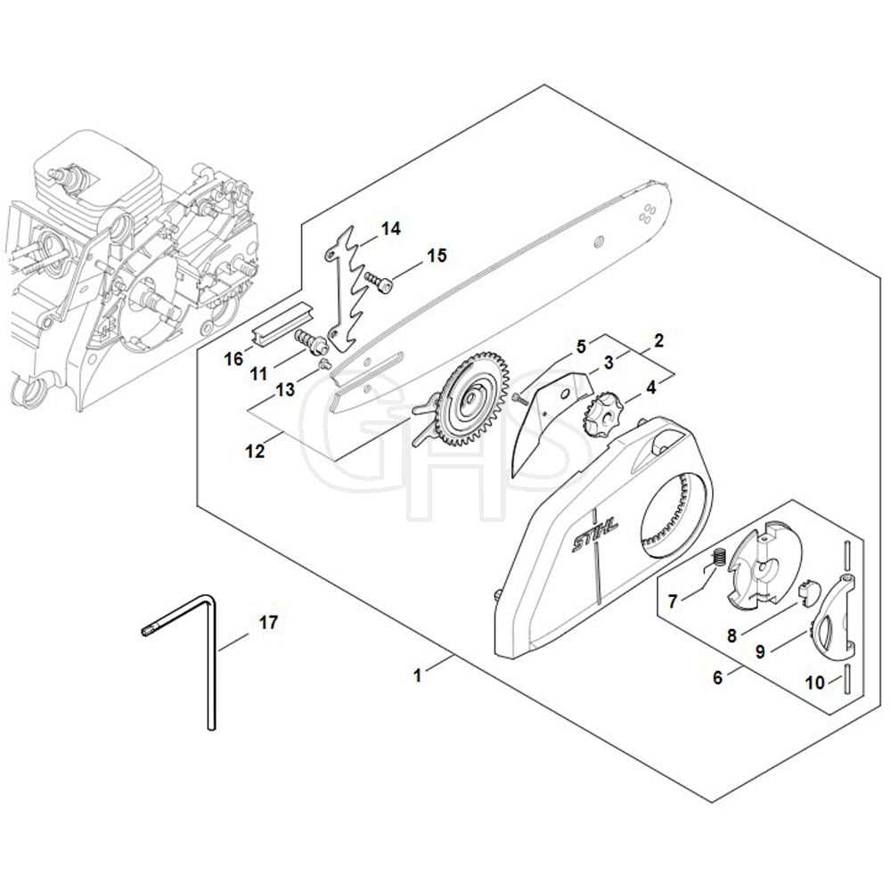 stihl chainsaw diagrams parts