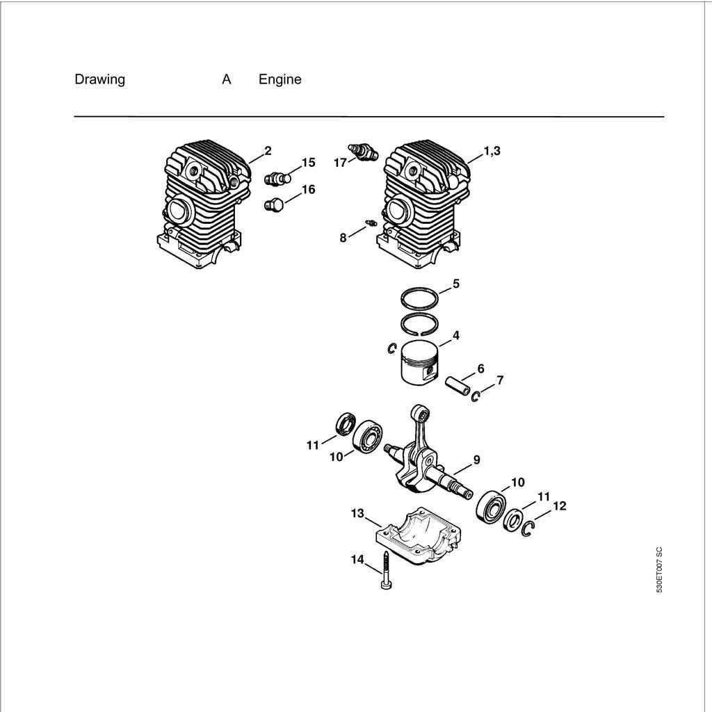 stihl chainsaw parts diagram