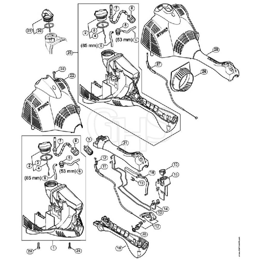 stihl fs 40 c parts diagram