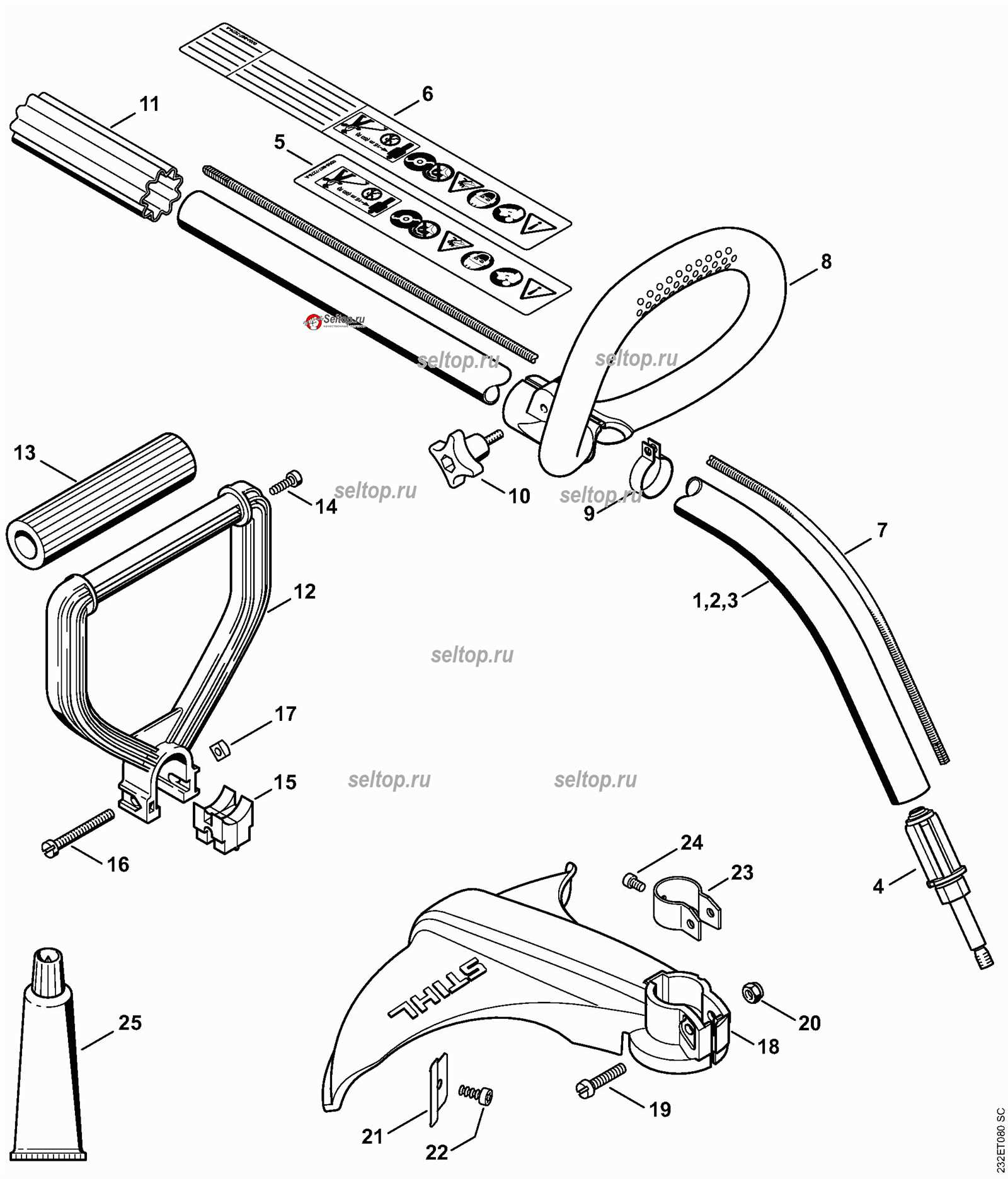 stihl fs 46 parts diagram