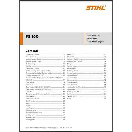 stihl fs 56c parts diagram