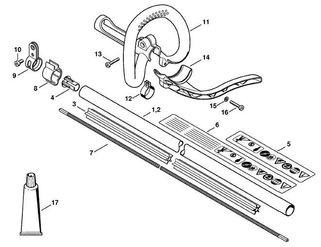 stihl fs56rc parts diagram