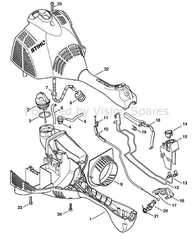 stihl fsa 56 parts diagram