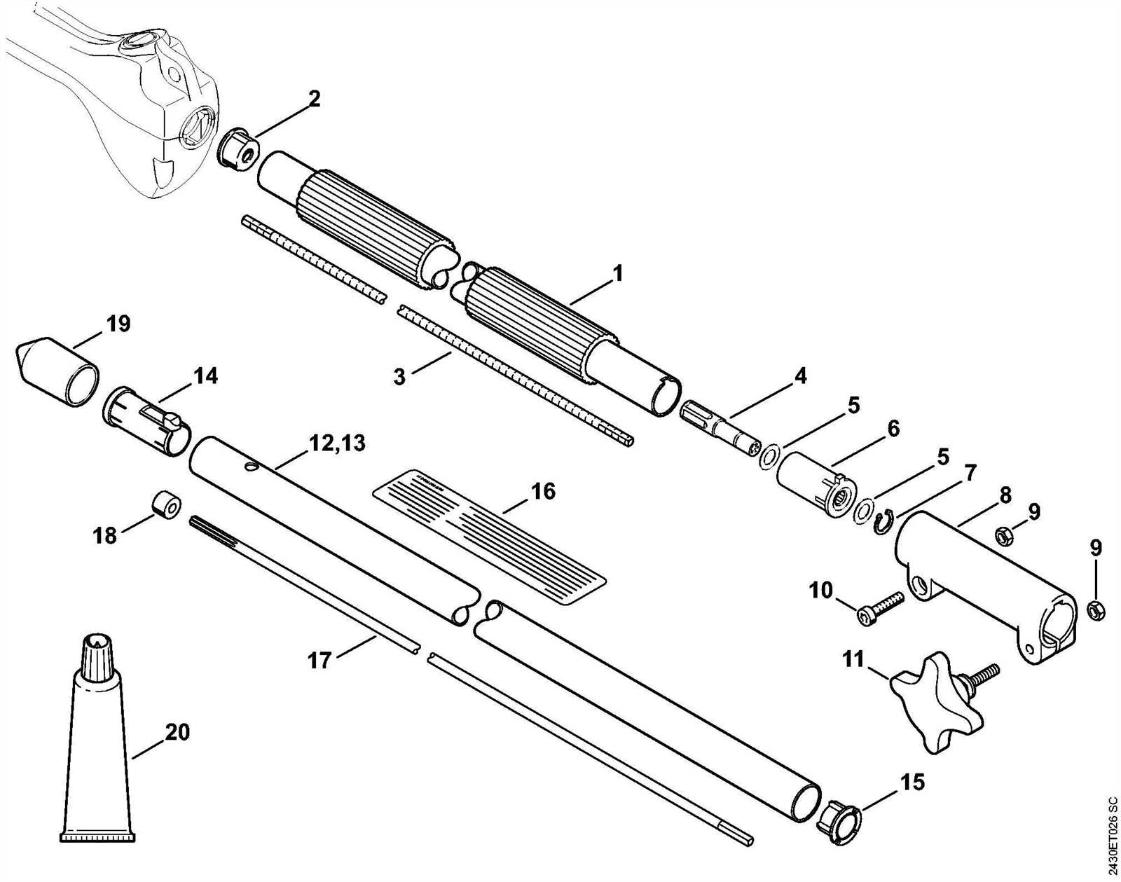 stihl ht 133 parts diagram