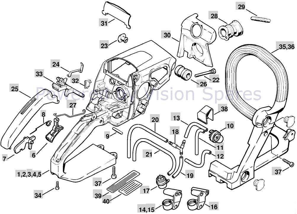 stihl ms 250 parts diagram