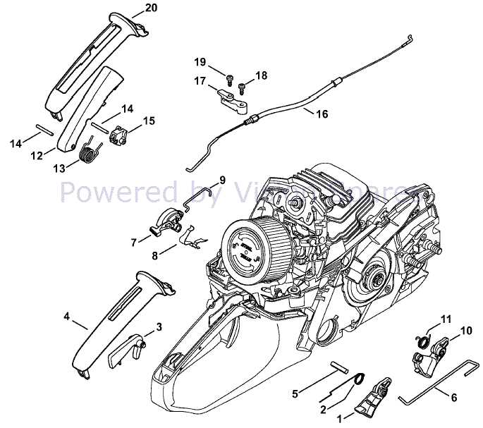 stihl ms 261 parts diagram