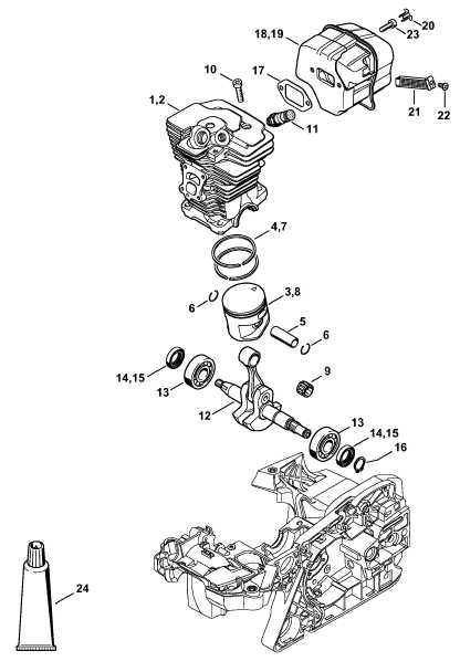 stihl ms 391 parts diagram