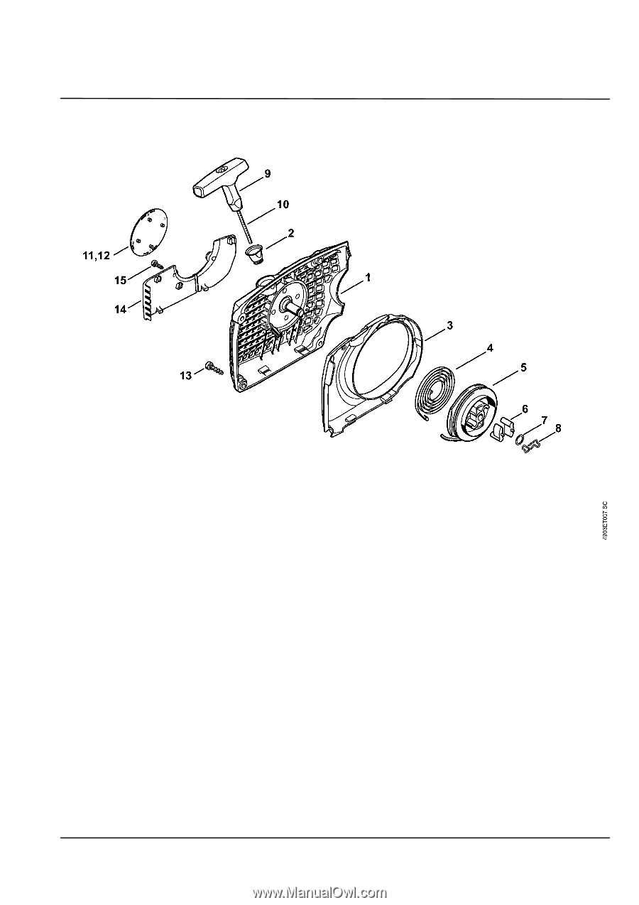 stihl ms 391 parts diagram