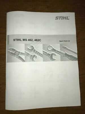 stihl ms 462 parts diagram pdf