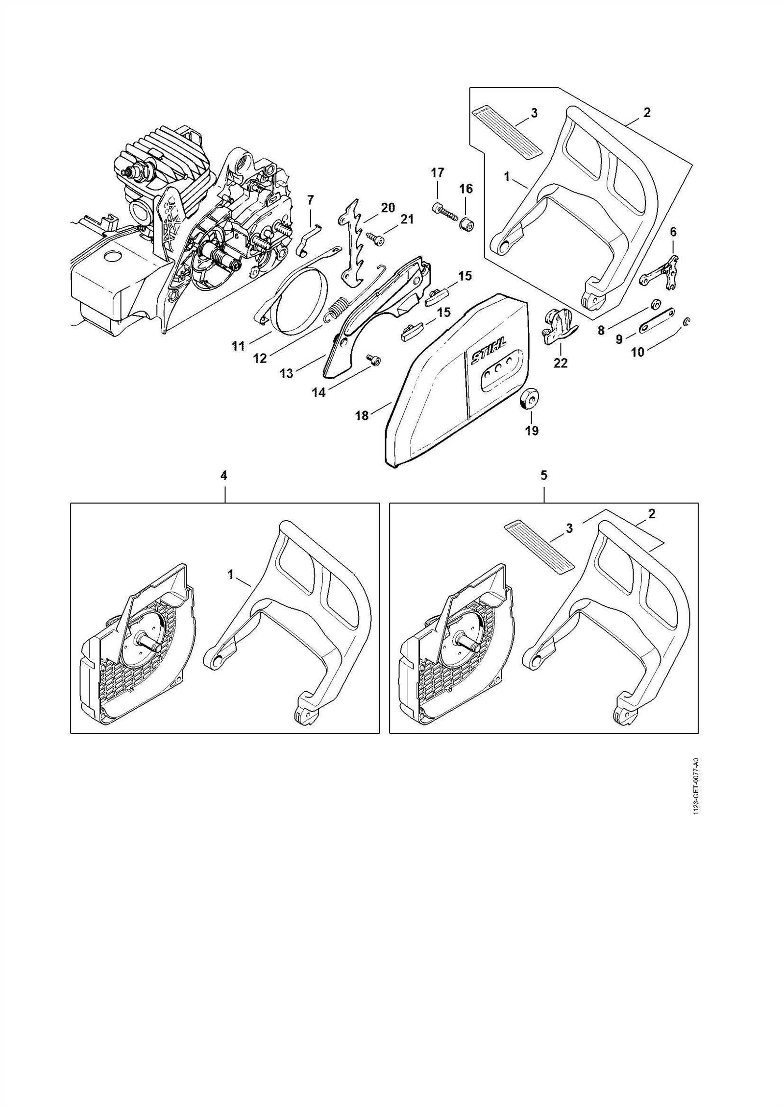 stihl ms210c parts diagram