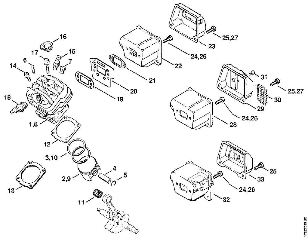 stihl ms261c parts diagram