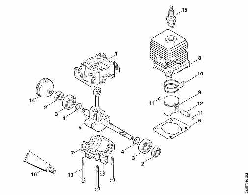 stihl trimmer fs 45 parts diagram