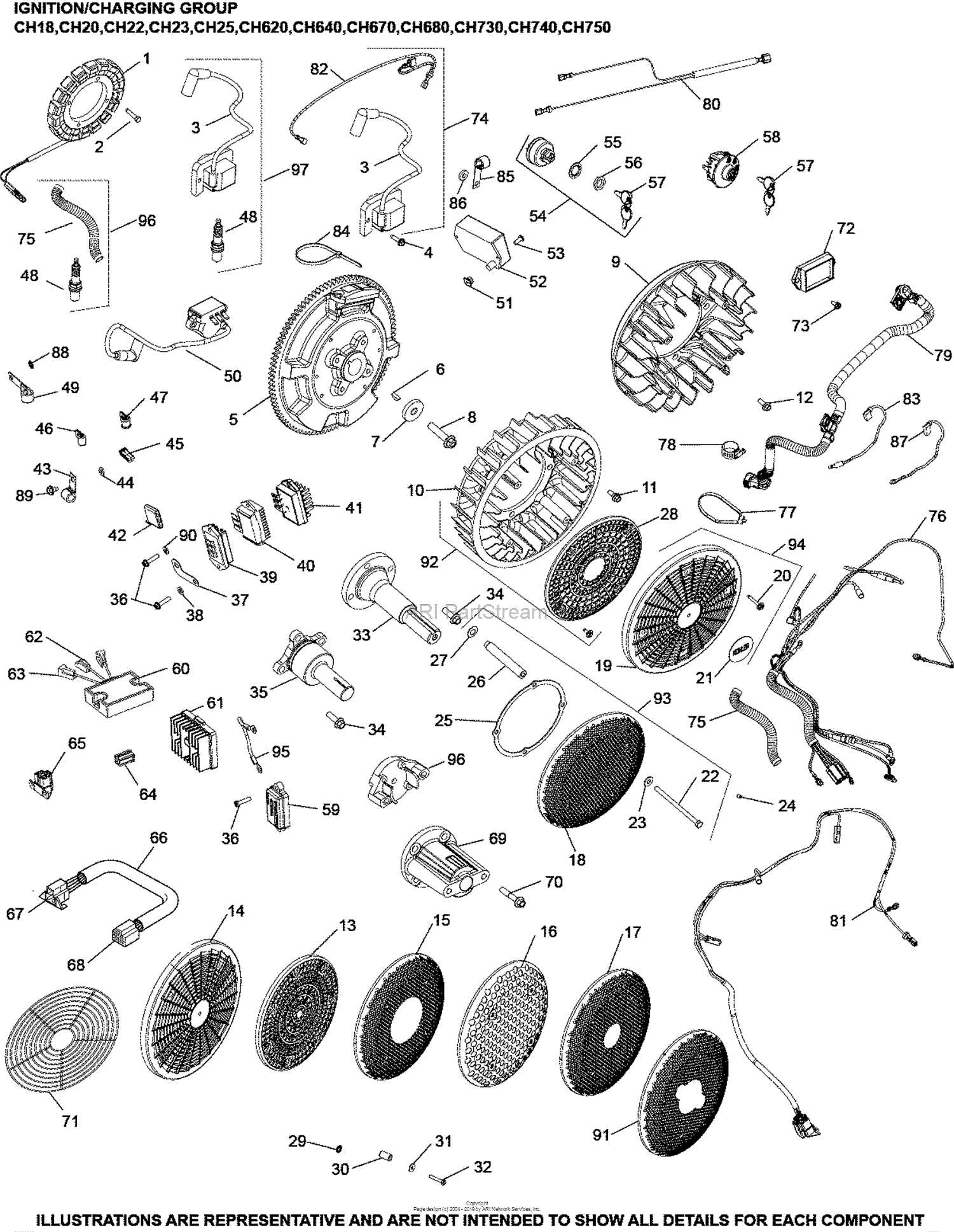 vermeer sc252 parts diagram