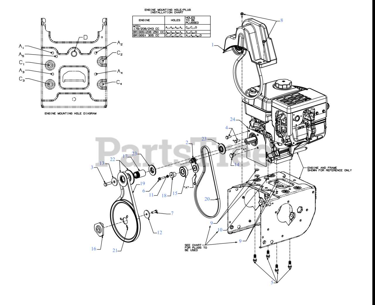 craftsman snow blower parts diagram