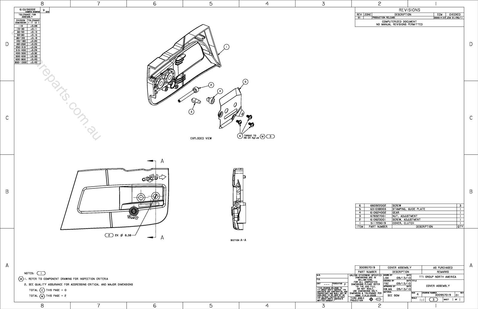 ryobi chainsaw parts diagram