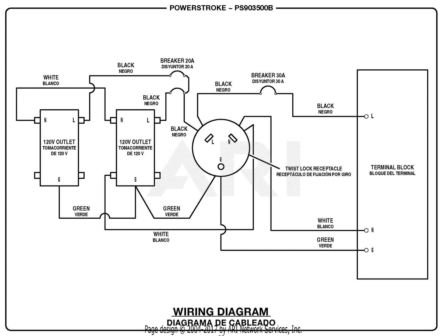 tailgator generator parts diagram