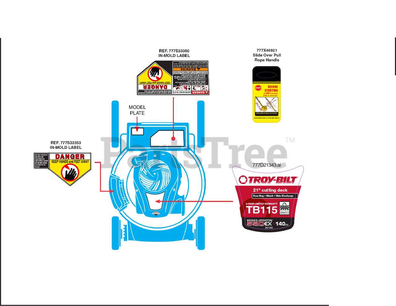 tb110 parts diagram