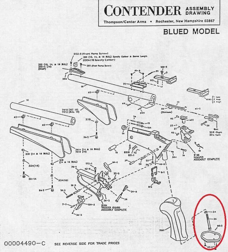 thompson center black diamond parts diagram