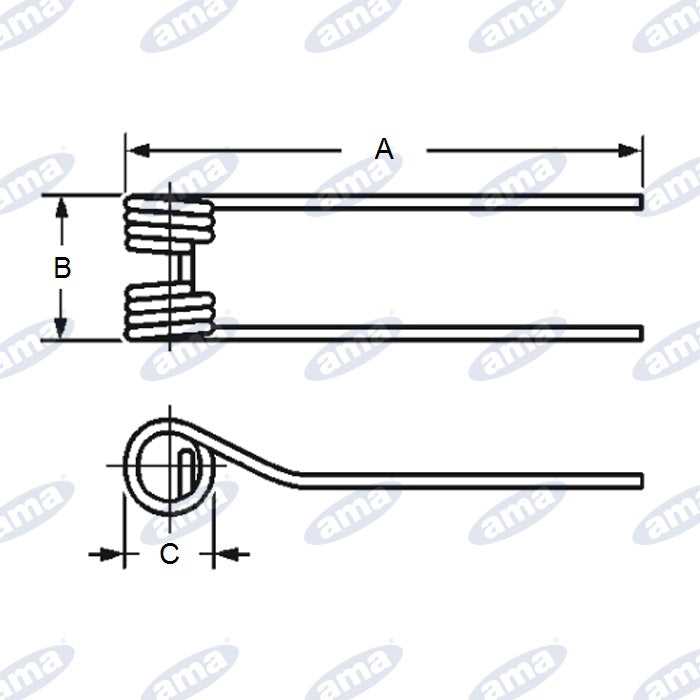 enorossi hay tedder parts diagram