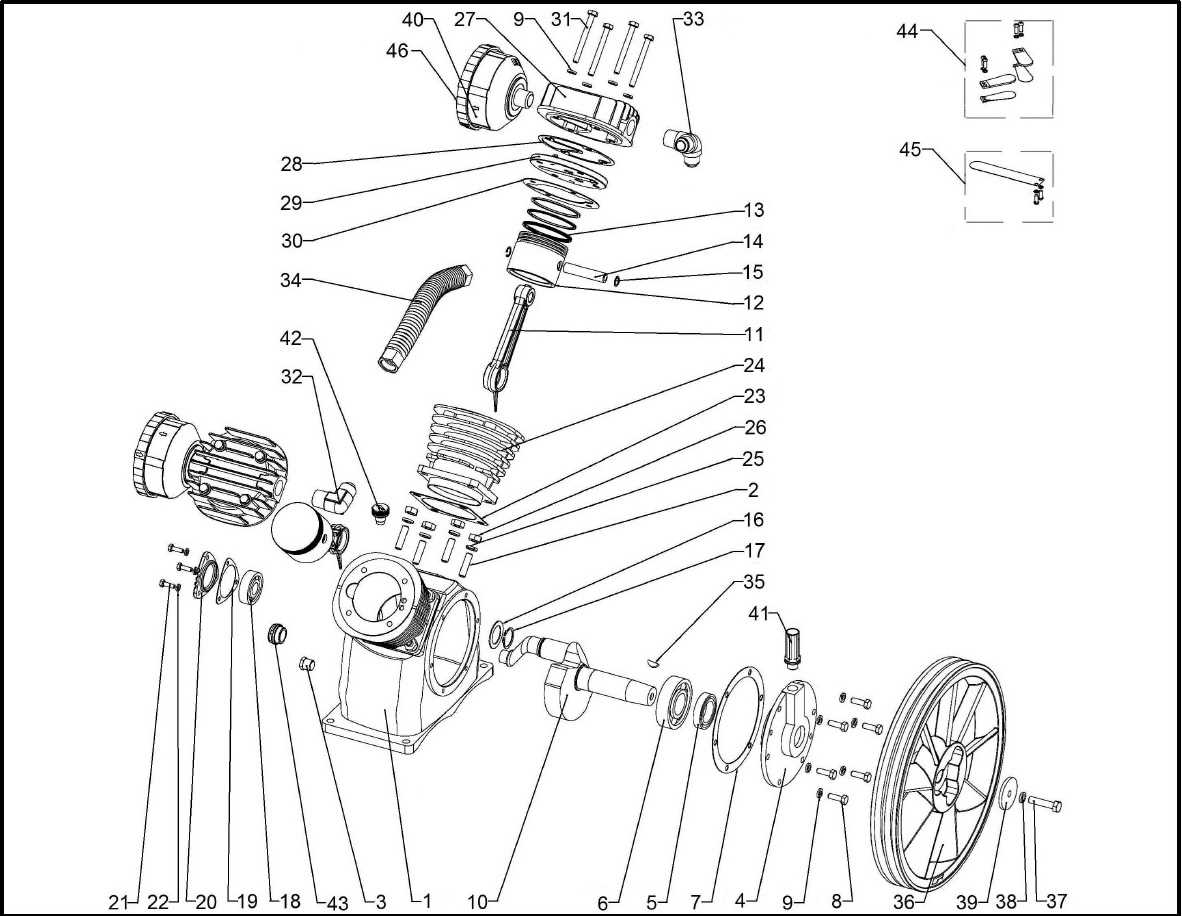 puma air compressor parts diagram