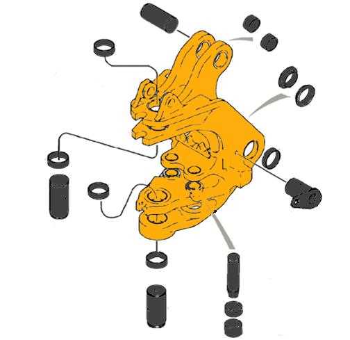 case backhoe parts diagram