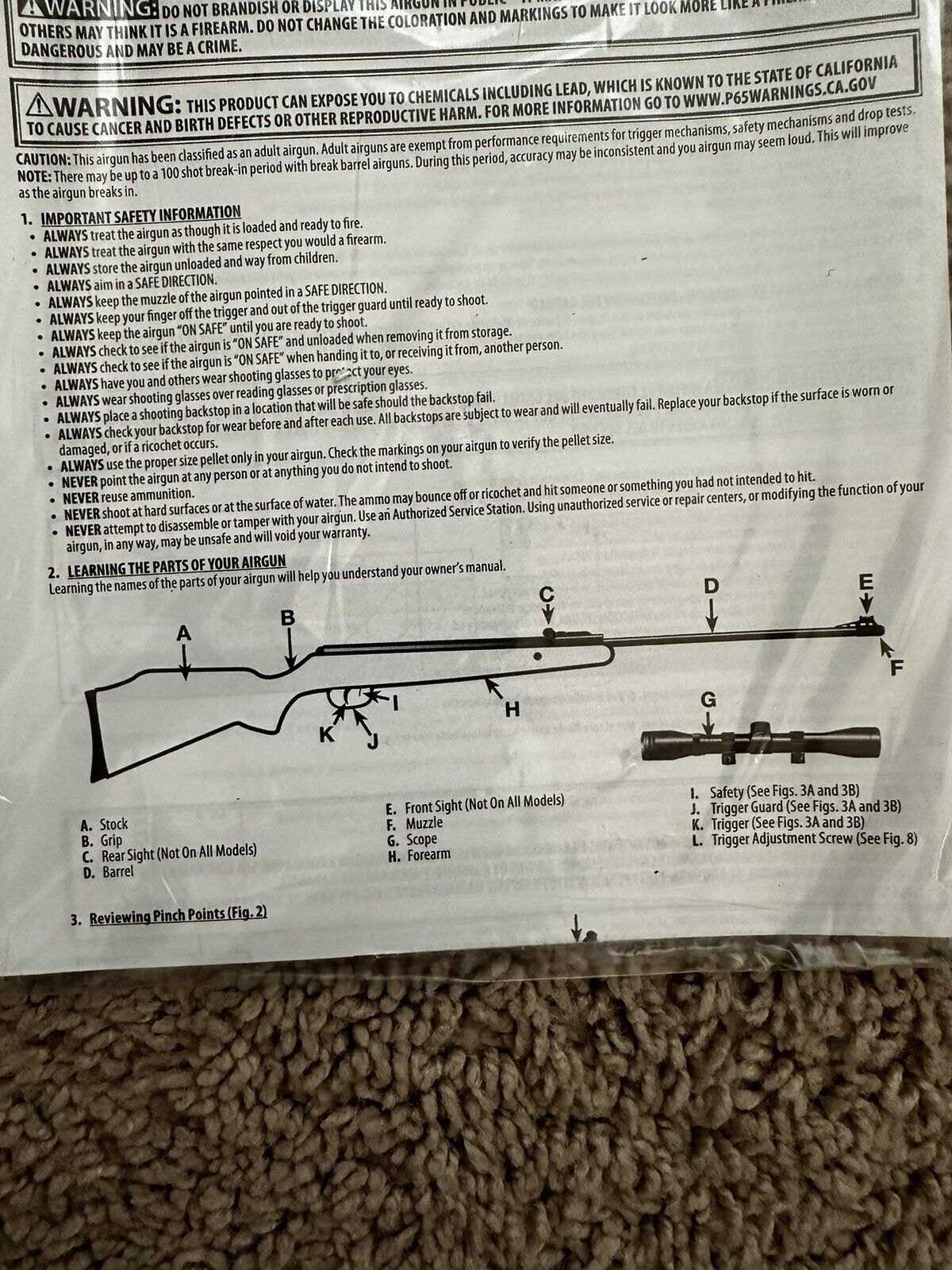 crosman legacy 1000 parts diagram