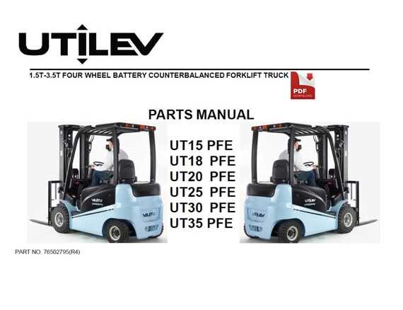 fork truck parts diagram