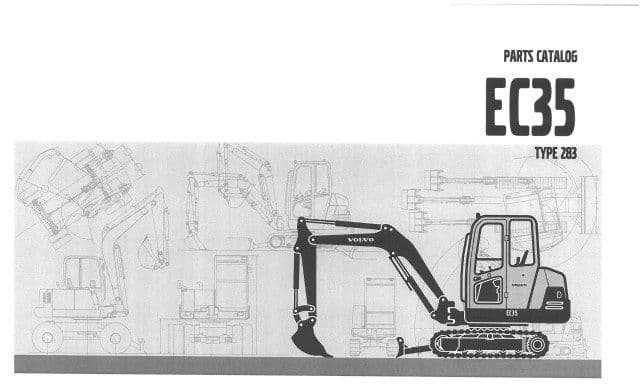 excavator parts diagram pdf