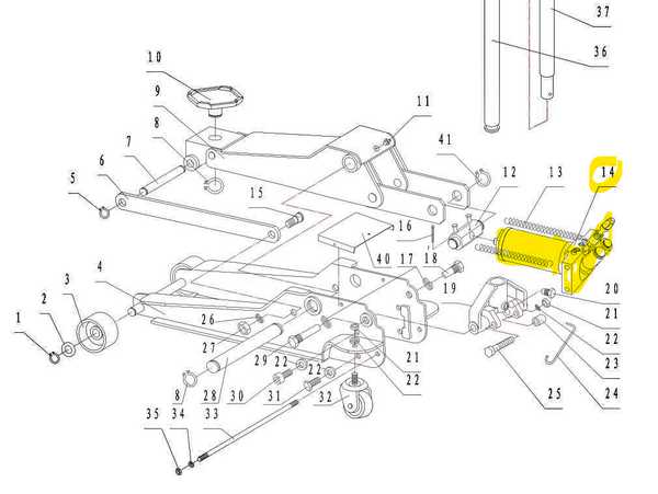 torin jack parts diagram