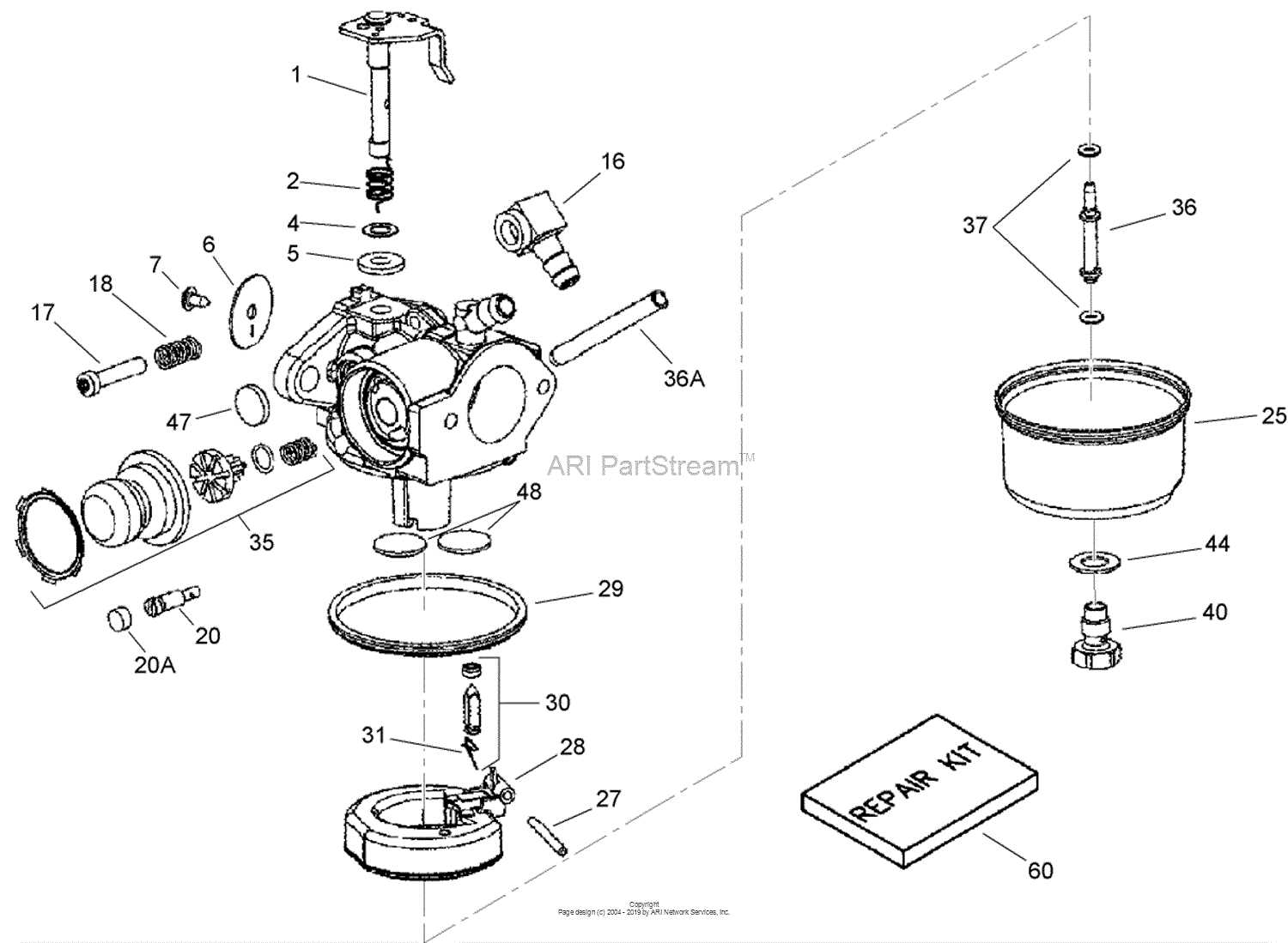 toro 20372 parts diagram