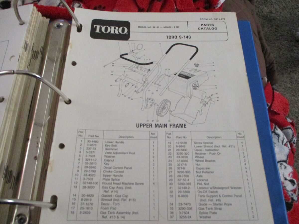 toro 724 snowblower parts diagram