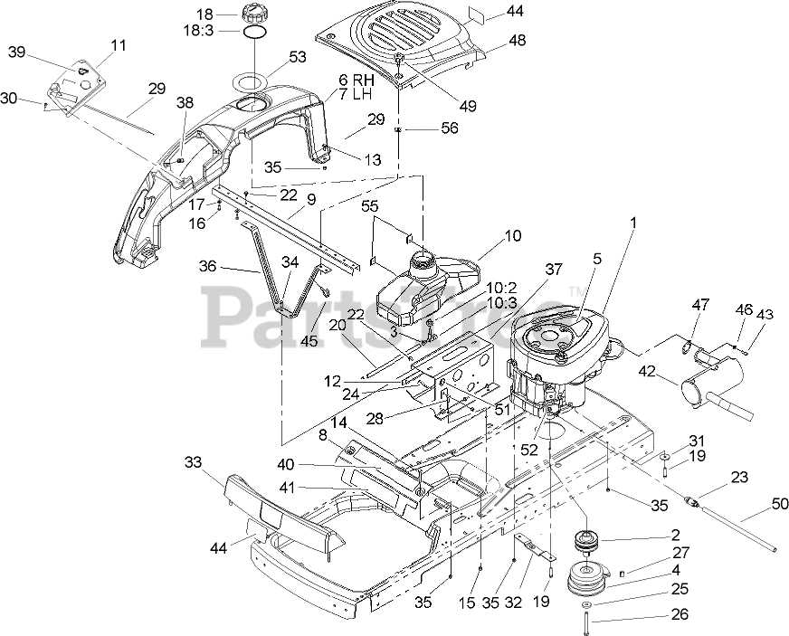 toro timecutter 42 parts diagram