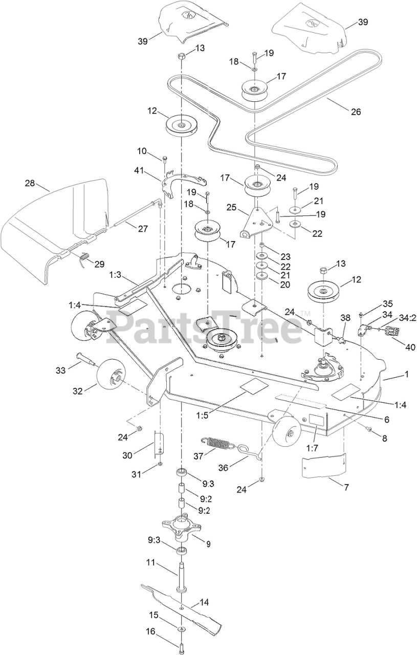 toro timecutter parts diagram