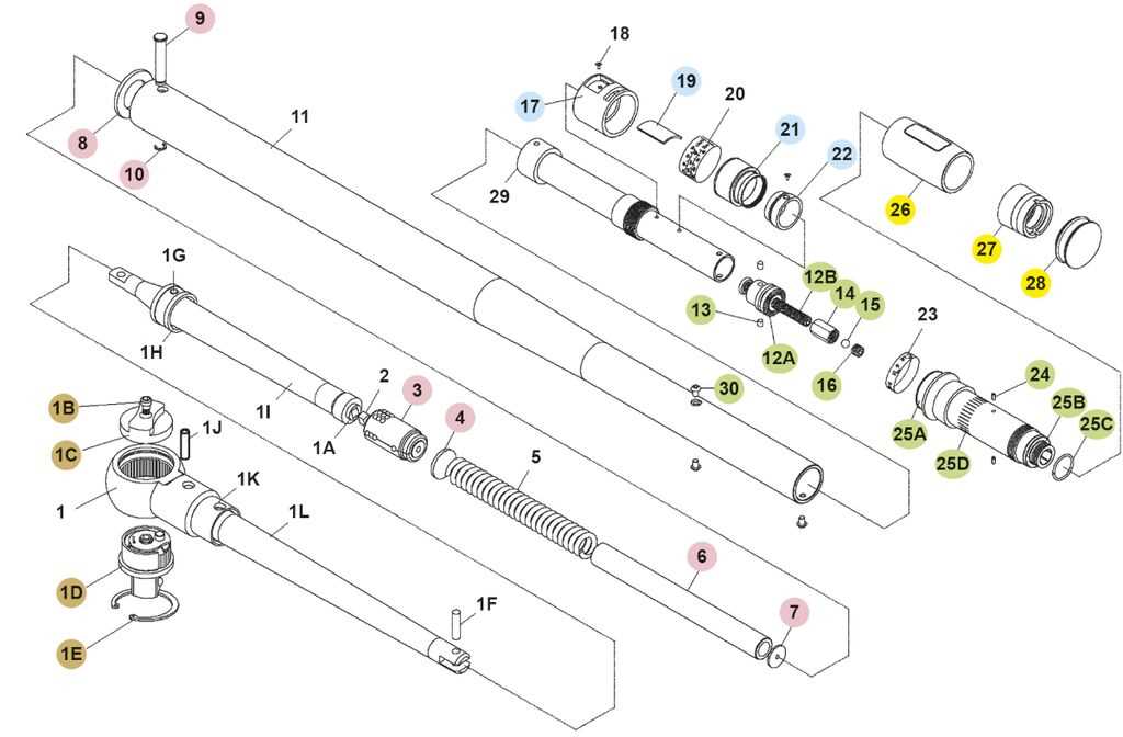 torque wrench parts diagram