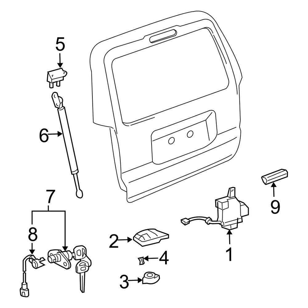 toyota 4runner body parts diagram