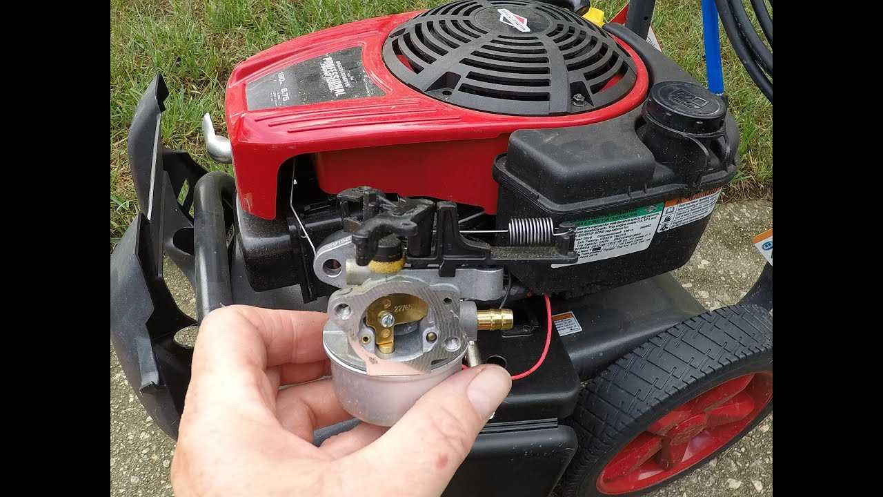 troy bilt 2800 psi pressure washer parts diagram