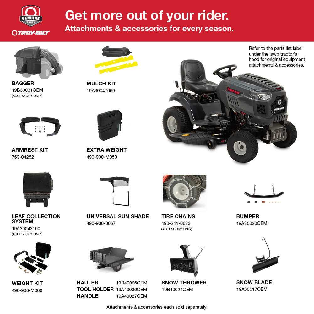 troy bilt mustang 42 parts diagram