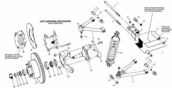 truck front end parts diagram