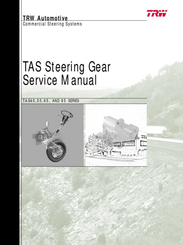 trw steering box parts diagram