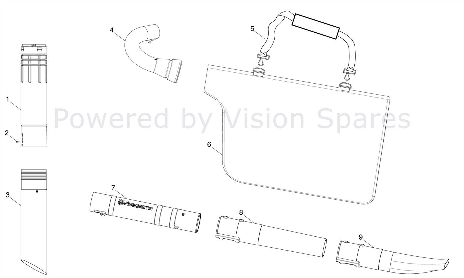 husqvarna 125b parts diagram