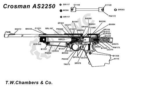 crosman 1077 parts diagram