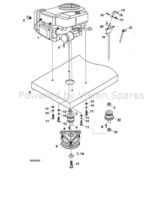 kohler motor parts diagram